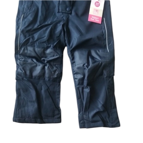 Lily & Dan Snow Pants Bibs Insulated Snowboard Ski Winter Navy Blue Girls 3T - Picture 2 of 11